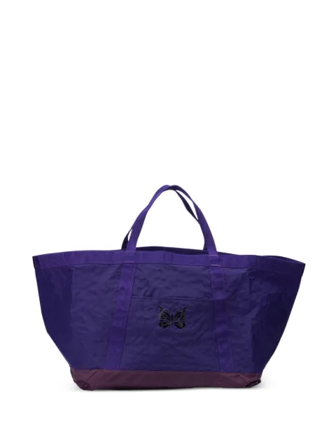 Needles butterfly-print tote bag Purple RW082APURPLE
