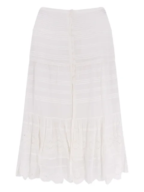 MARANT ÉTOILE Paoline skirt White JU0446FAD1J05E