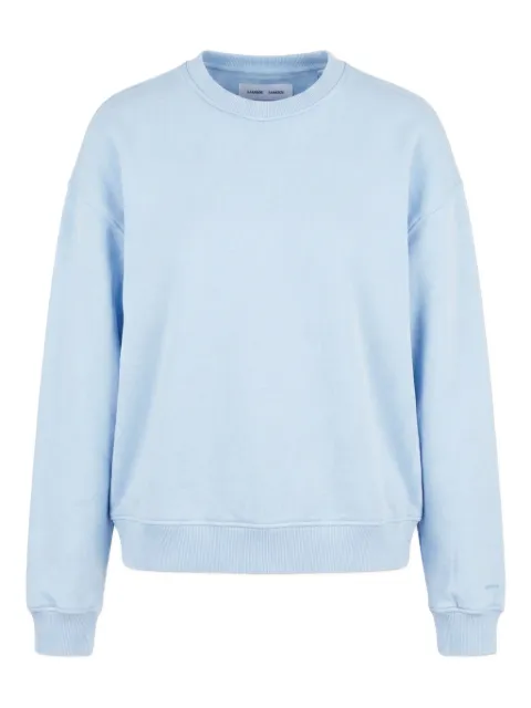 SAMSOE SAMSOE crew-neck sweatshirt Blue F10000056