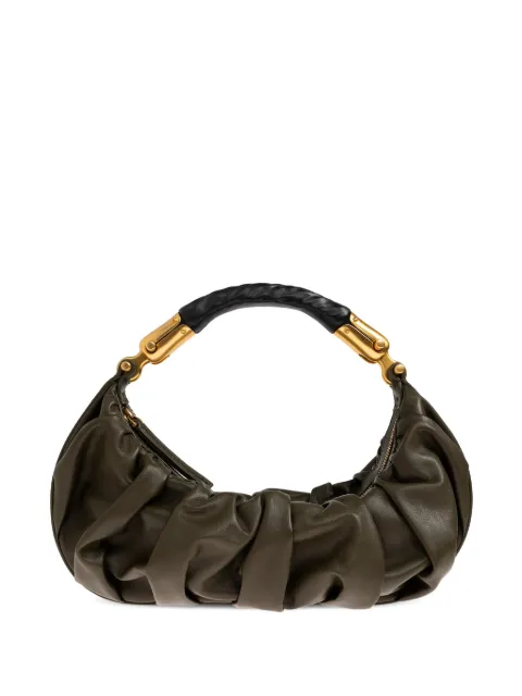 Balmain Ebene twisted tote bag Green GN1BT028LSXP