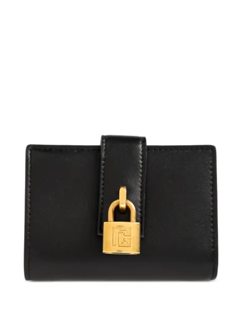 Balmain padlock-detail wallet Black GM1ML091LNAH
