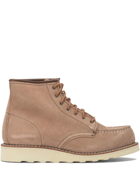 Red Wing Shoes lace-up stitching boots Brown 03319B