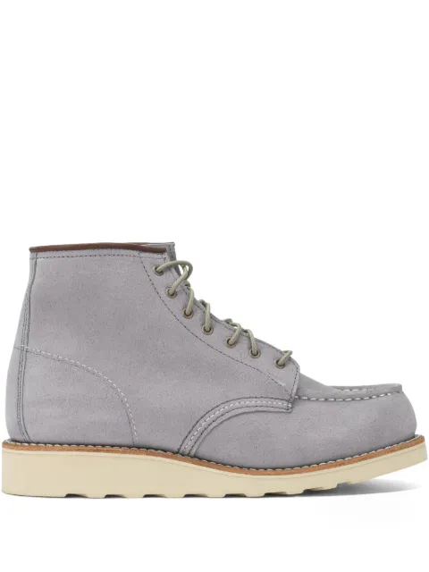 Red Wing Shoes lace-up suede boots Grey 03300B