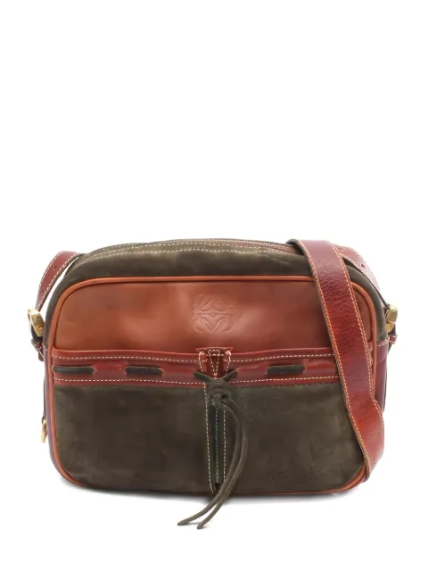 Loewe Pre-Owned 2000s Anagram leather shoulder bag Brown 1029278