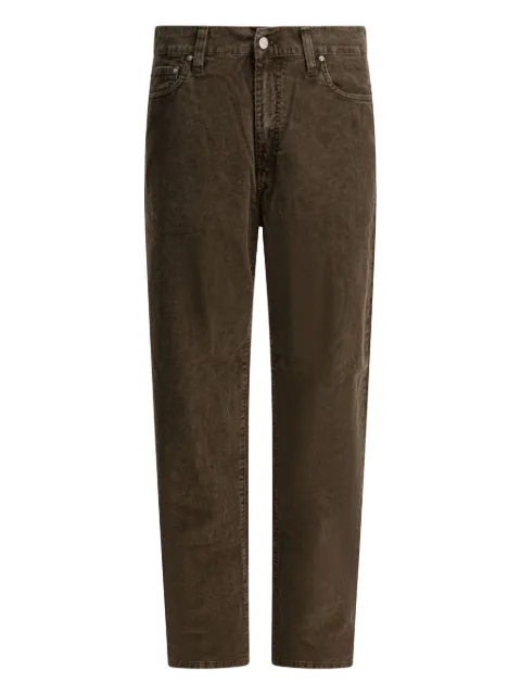 Carhartt WIP Aaron corduroy patch trousers Brown I0356892ZW0F00