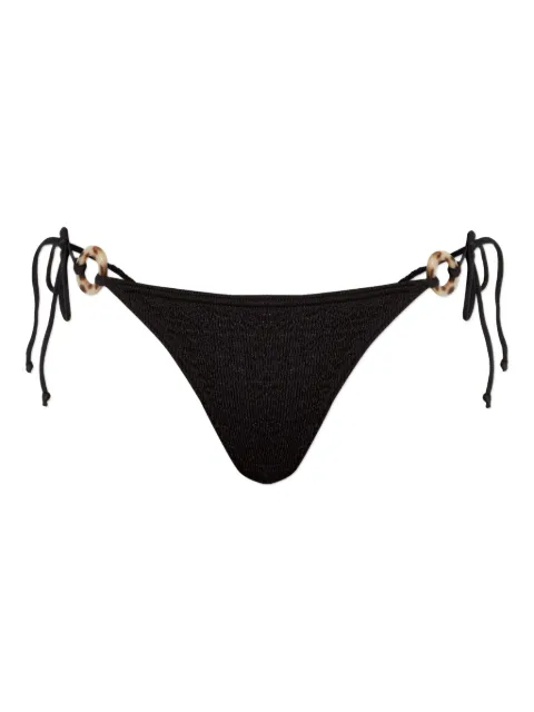 Bond-eye Ring Tie Side Vista bikini bottom Black BOUND755M