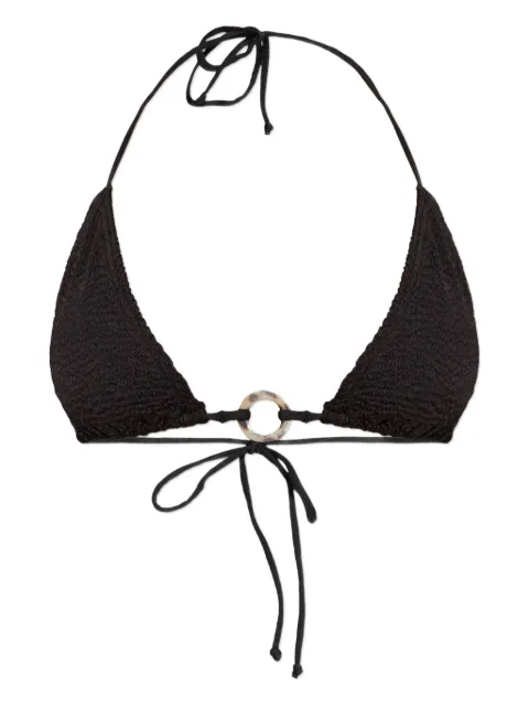 Bond-eye Ring Ingrid bikini top Black BOUND589M