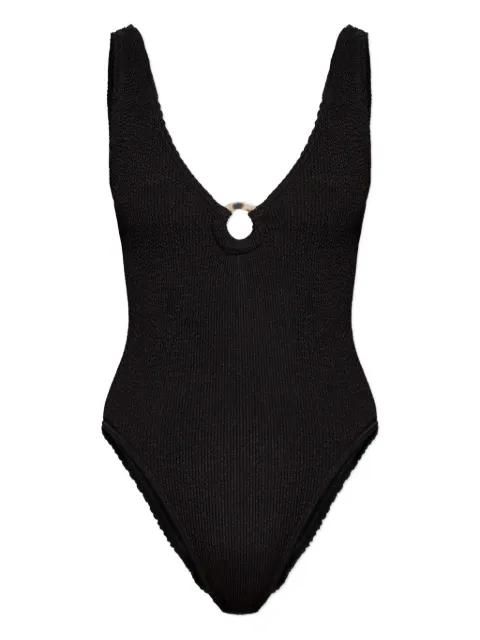 Bond-eye ring swimsuit Black BOUND734M