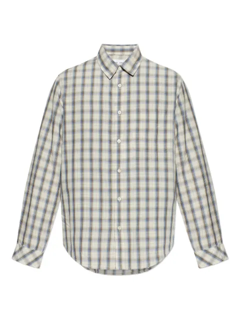 SAMSOE SAMSOE checked-pattern shirt Neutrals M25400015