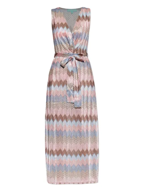 Melissa Odabash zigzag stripe maxi dress Pink BRIACR