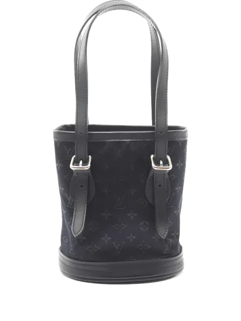 Louis Vuitton Pre-Owned 2001 mini monogram bucket bag Black 1029768SR0031