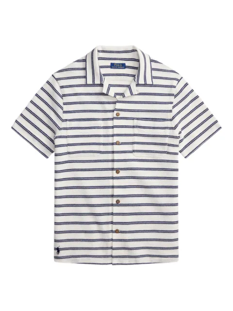 Polo Ralph Lauren striped chest-pocket shirt Neutrals 710A13005001