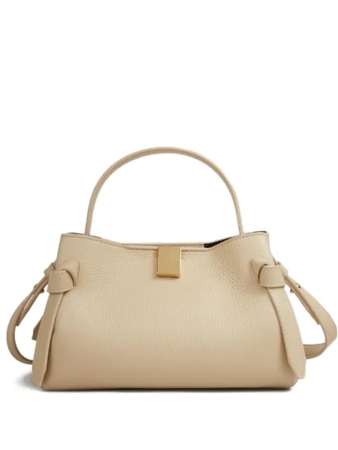 Yuzefi pebble mini tote bag Neutrals GYOZAMINIPEBBLEGRO100BOVINELEATHERL50NY50PU