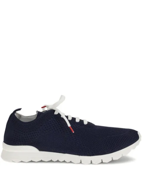 Kiton knit lace-up sneakers Blue USSFITSN0080902