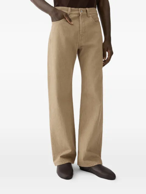 Jacquemus belt-loops trousers Neutrals PAM00028AD00058