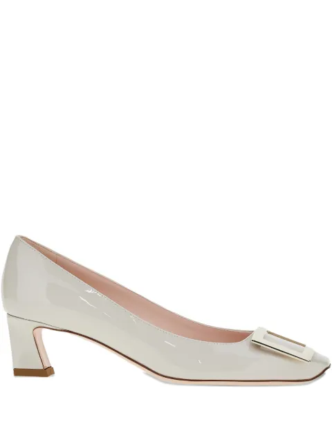 Roger Vivier Trompette patent-leather pumps Grey RVW44815280D1PB017
