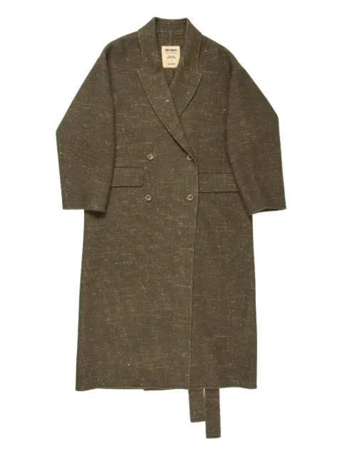 Uma Wang double-breasted coat Green UW8056