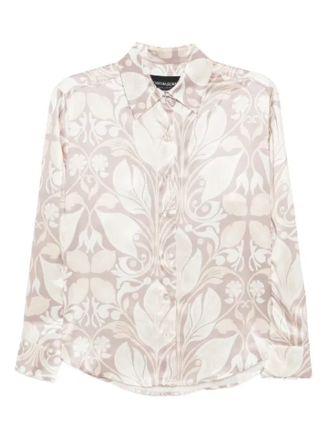Cynthia Rowley Art Nouveau shirt Neutrals 25F1TP28SK
