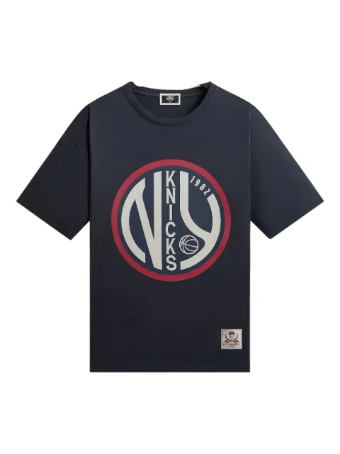 KITH x New York Knicks graphic T-shirt Blue KHM034274413