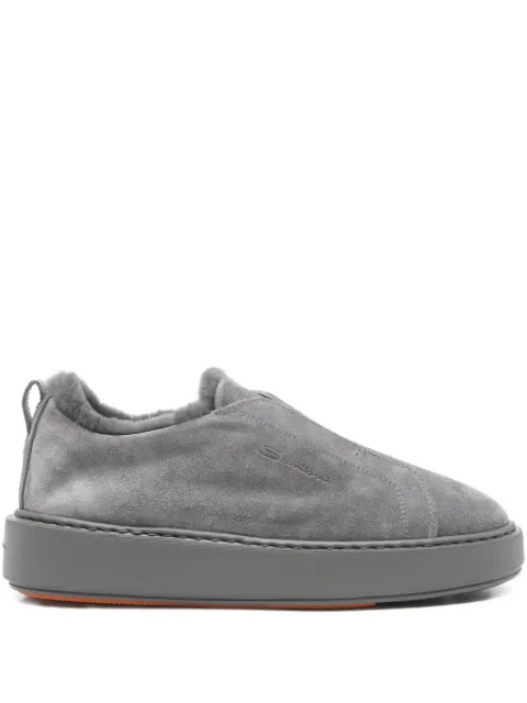 Santoni Victory slip-on sneakers Grey WBCD61323PELPSAP