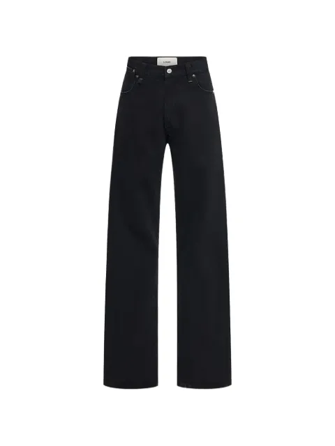 O.FILES cotton jeans Black 16240071001