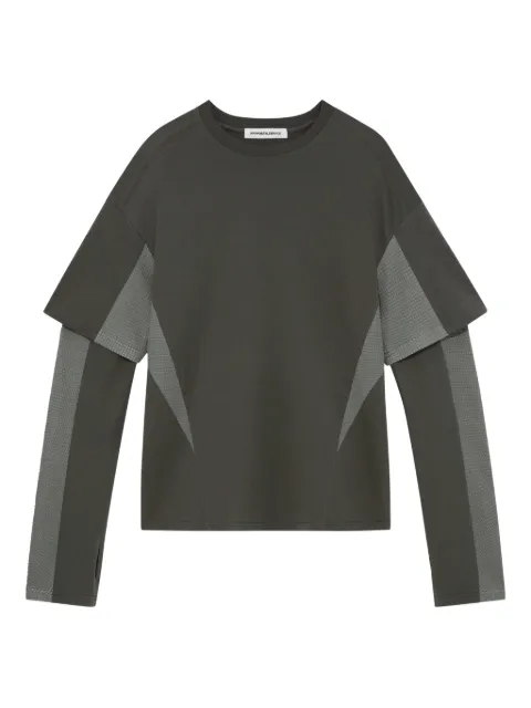 FFFPOSTALSERVICE layered long-sleeve T-shirt Grey FFFPSFW2526