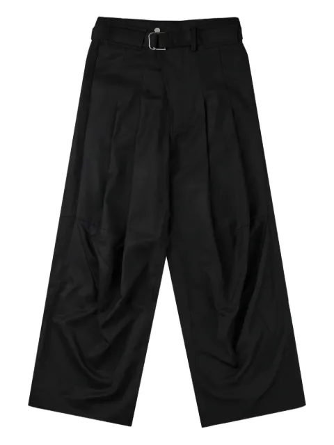 FFFPOSTALSERVICE pleated trousers Black FFFPSFW2516