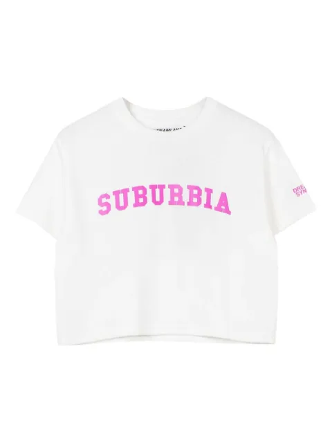 Dreamland Syndicate Suburbia cropped T-shirt White CT1303