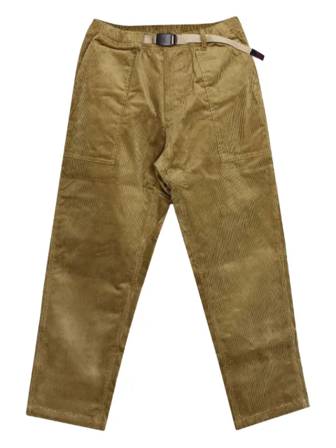 Gramicci corduroy tapered trousers Brown G3FUP054