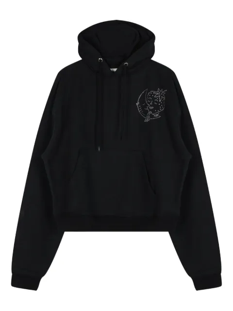 Sky High Farm Bedazzled hoodie Black SHF06T041