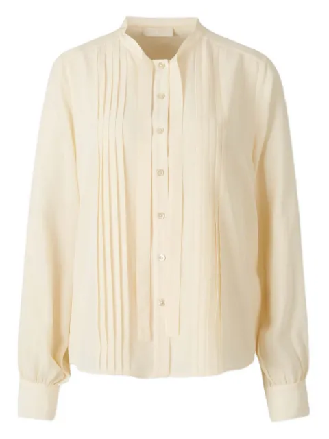 Ulla Johnson Delvine tie-neck shirt Neutrals PS260241SILKCREPEDECHINE