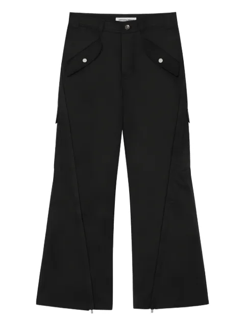 FFFPOSTALSERVICE zip-detail cargo pants Black FFFPSFW2513