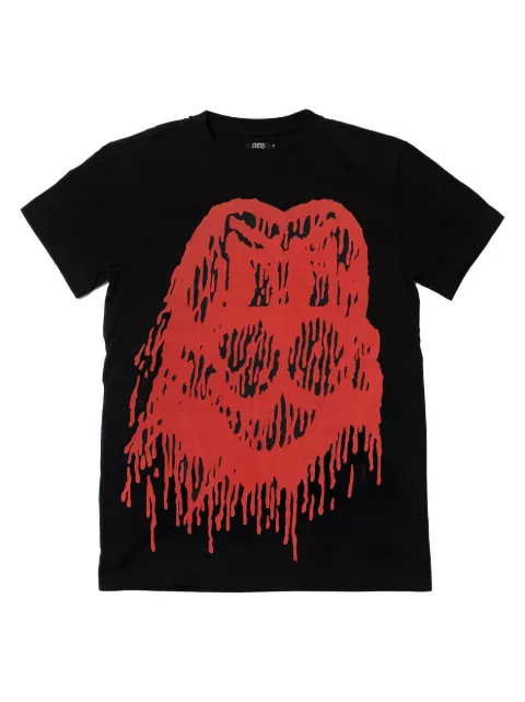 CHITO Drip graphic-print T-shirt Black C0825T003