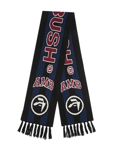 AMBUSH fringed-edge scarf Black 12115705