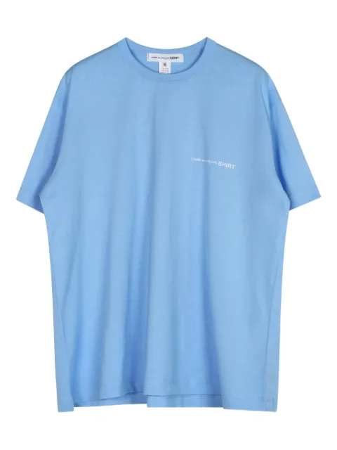 Comme Des Garçons Shirt logo T-shirt Blue FMT026S24