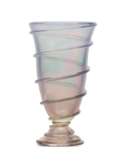 Sophie Bille Brahe Murano Cellophane Sky vase White VSPETITECELLSKY