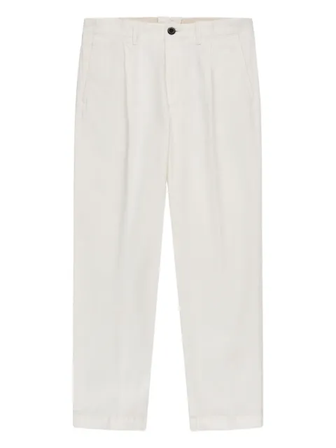slowear pleat cotton trousers Neutrals 10S19520217