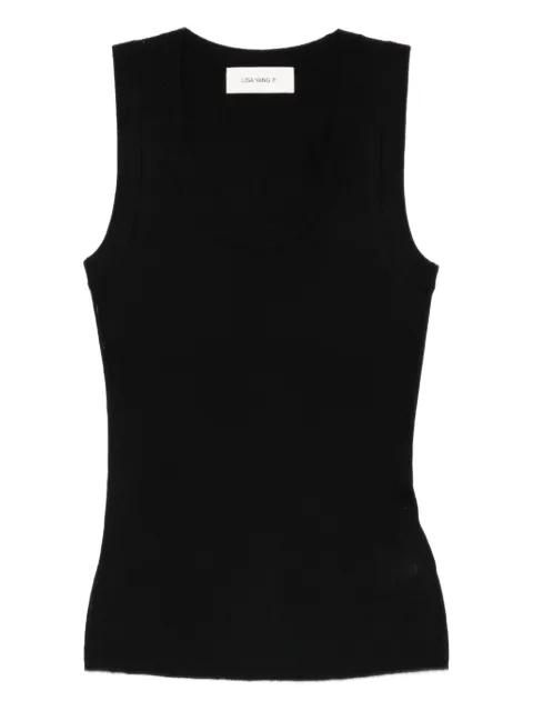 Lisa Yang Ina ribbed top Black 2024097
