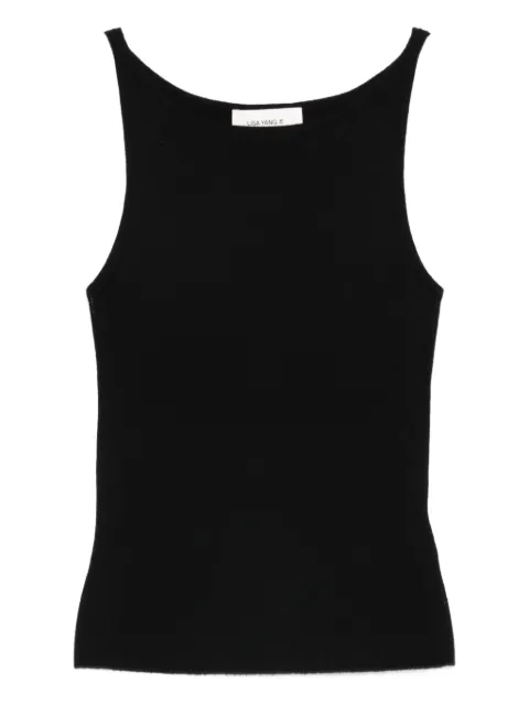 Lisa Yang Lynette sleeveless top Black 2025328