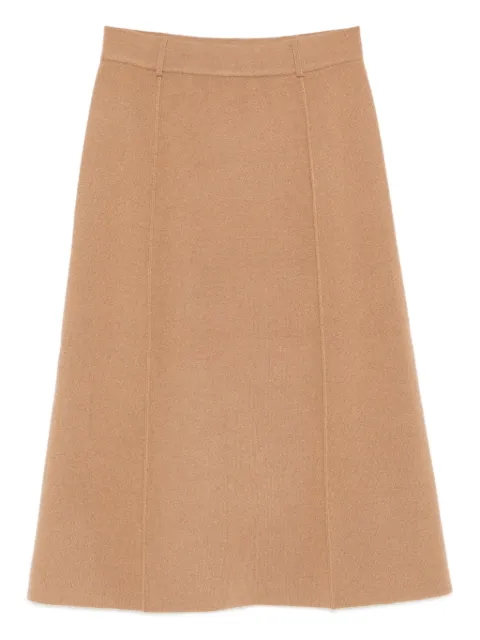 Lisa Yang Ruthie seam-detail midi skirt Neutrals 2026050