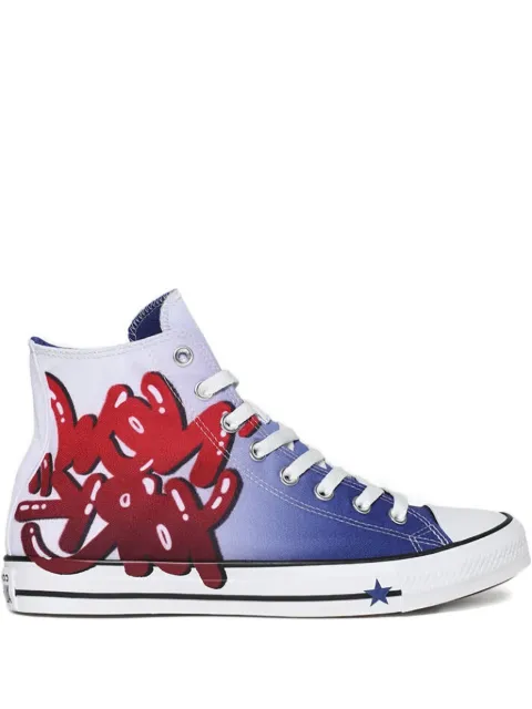 Converse Chuck Taylor New York Graffiti hi-top sneakers Blue A04167C