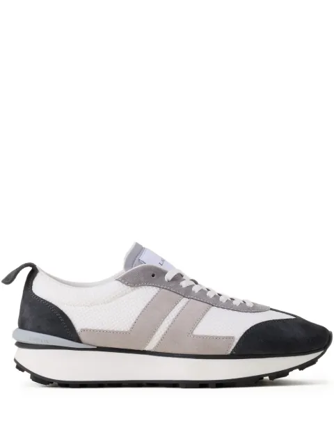 Lanvin Bumpr suede panelled sneakers White FUSKBUMPMESHH25
