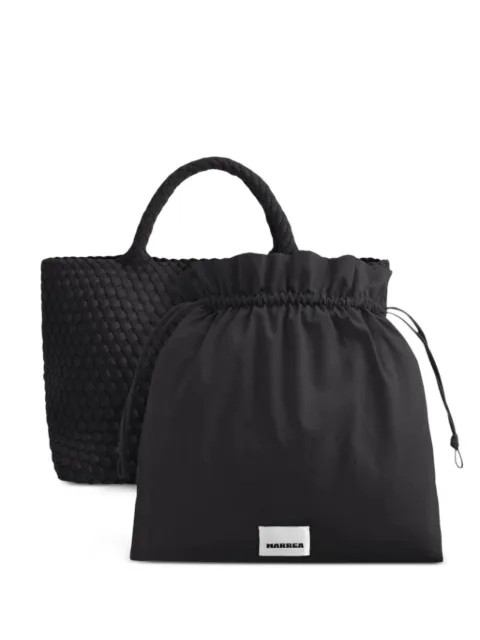 MARREA woven tote bag Black MRR16414001