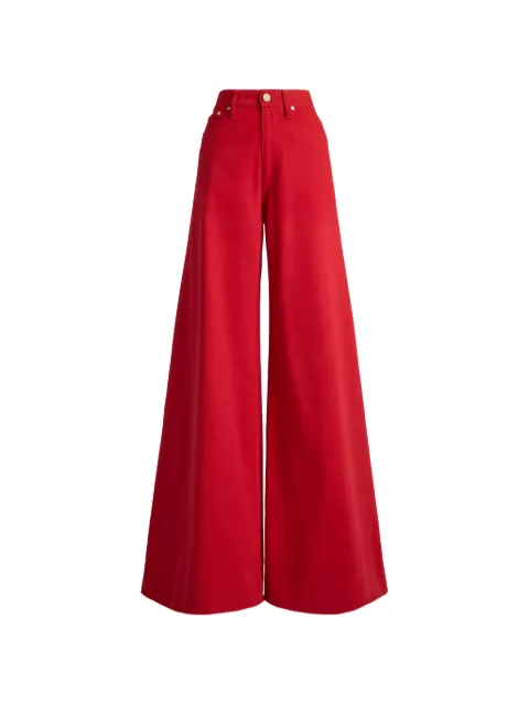 Ralph Lauren Collection Collen high-rise wide-leg jeans Red 290P12986001