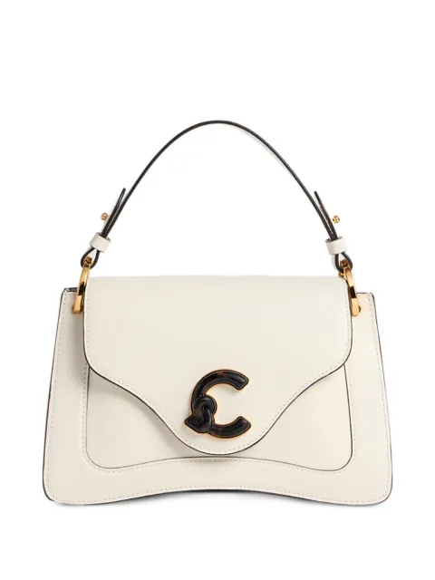 Coccinelle small C-Me logo-detail shoulder bag Neutrals E1U4G180201