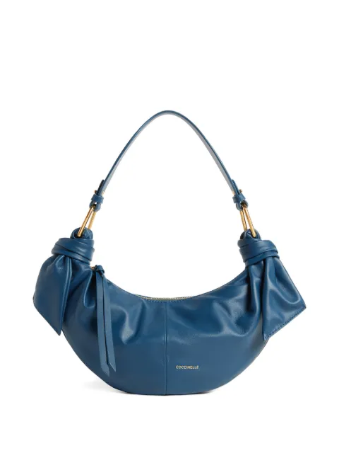 Coccinelle small Furoshiki knotted shoulder bag Blue E1U1A130301