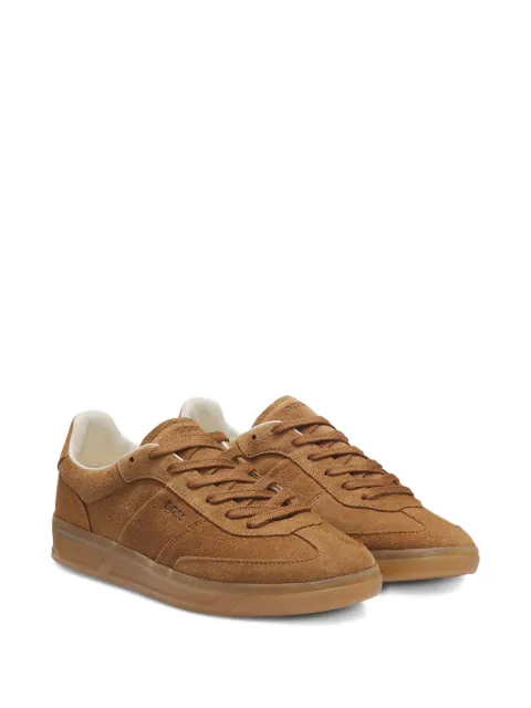 BOSS rubber-sole trainers in suede Brown 50536645