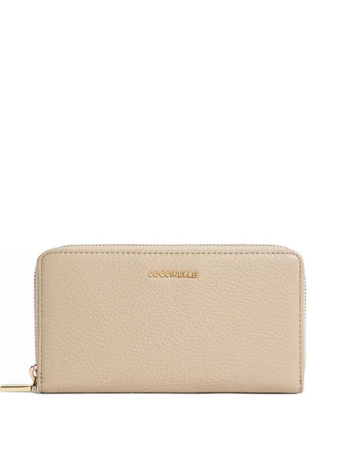 Coccinelle zip-up wallet Neutrals E2MW5113201