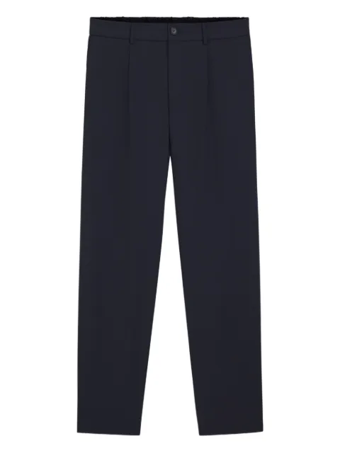 BOSS button pleated trousers Blue 50556759
