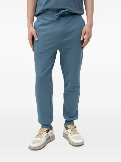 HUGO drawstring-waist logo-print track pants Blue 50489617